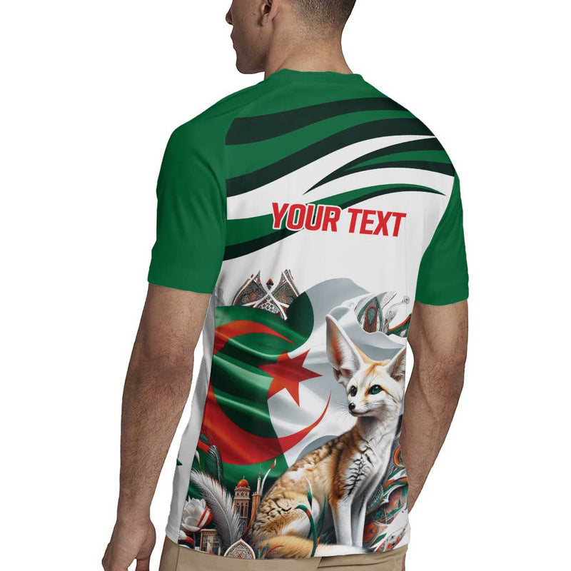 Algeria Fennec Fox With Algerian Culture And Nature Rugby Jersey