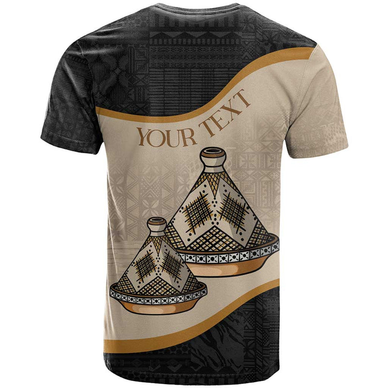 Algeria Tajine Dish with African Tribal Pattern T Shirt