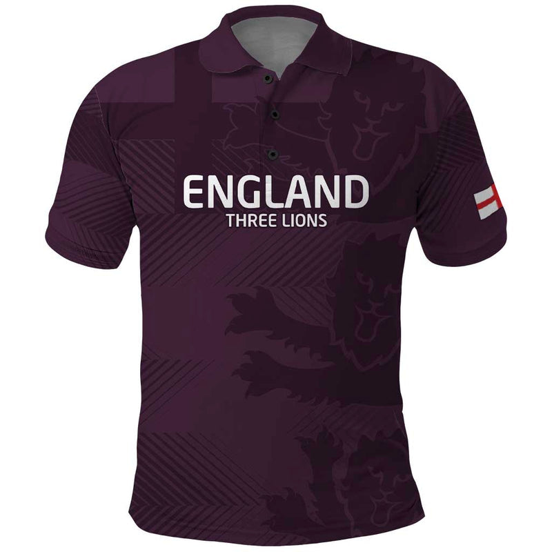 Custom England Football Come On Champions Polo Shirt