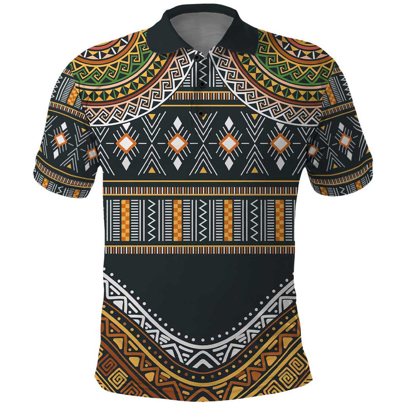 Africa Ethnic Native Pattern Polo Shirt