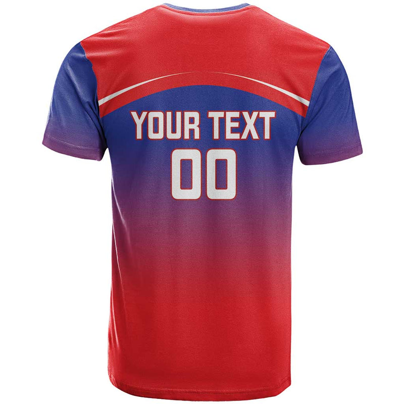 Custom Bengaluru India Cricket Go Champions T Shirt