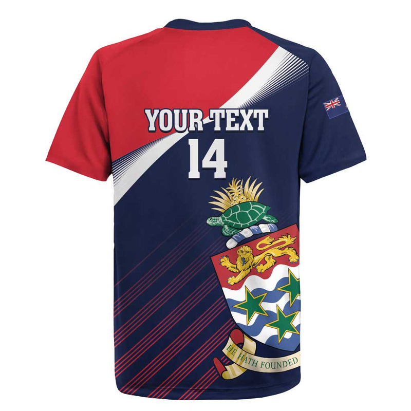 Custom Cayman Islands Cricket 2025 Sporty Style Rugby Jersey