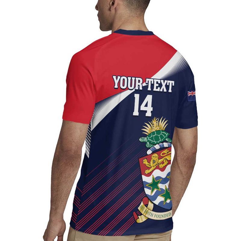 Custom Cayman Islands Cricket 2025 Sporty Style Rugby Jersey