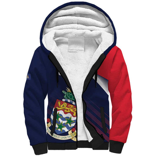 Custom Cayman Islands Cricket 2025 Sporty Style Sherpa Hoodie