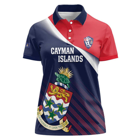 Custom Cayman Islands Cricket 2025 Sporty Style Women Polo Shirt