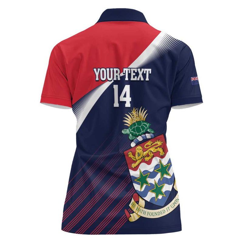 Custom Cayman Islands Cricket 2025 Sporty Style Women Polo Shirt
