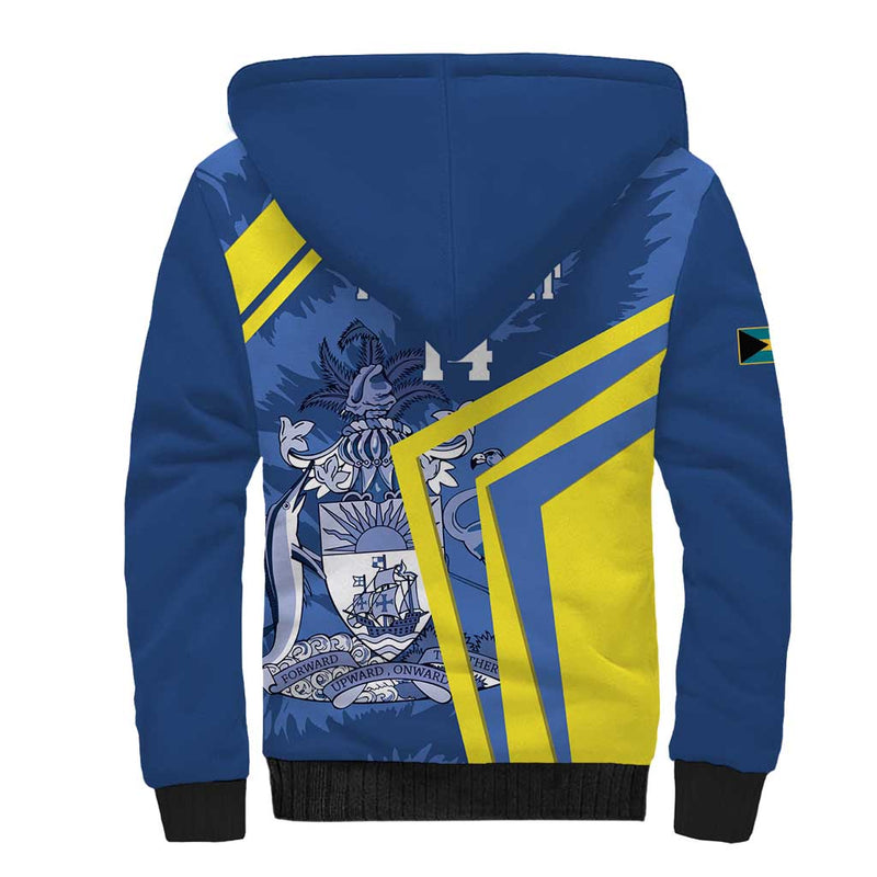 Custom The Bahamas Cricket Come On Bahamian Sherpa Hoodie