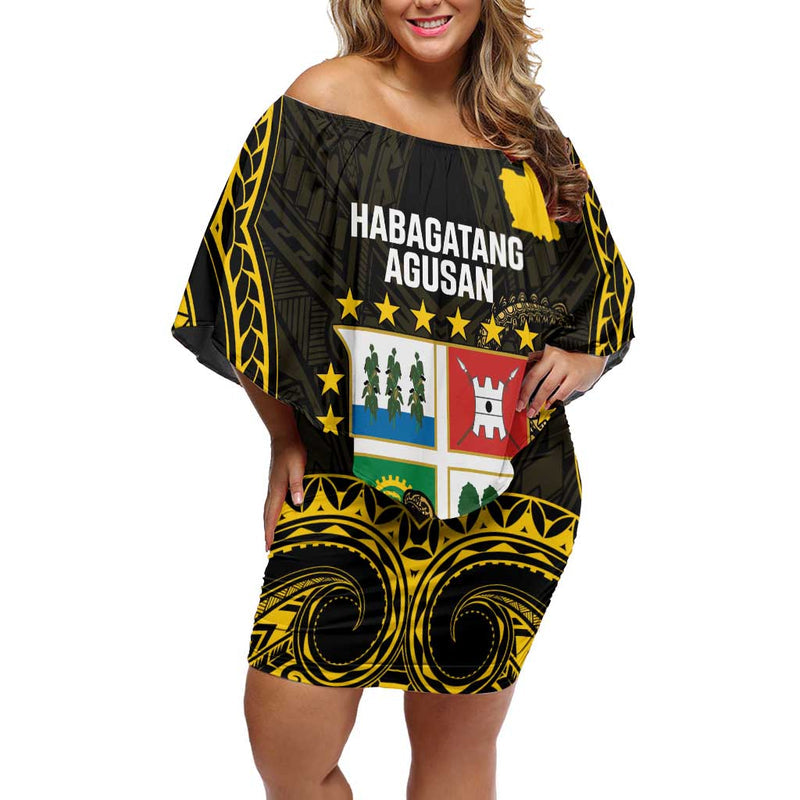 Agusan Del Sur Philippines Habagatang Agusan Lolong Off Shoulder Short Dress