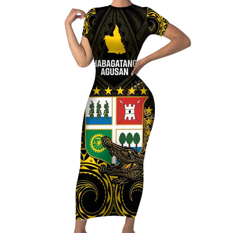 Agusan Del Sur Philippines Habagatang Agusan Lolong Short Sleeve Bodycon Dress