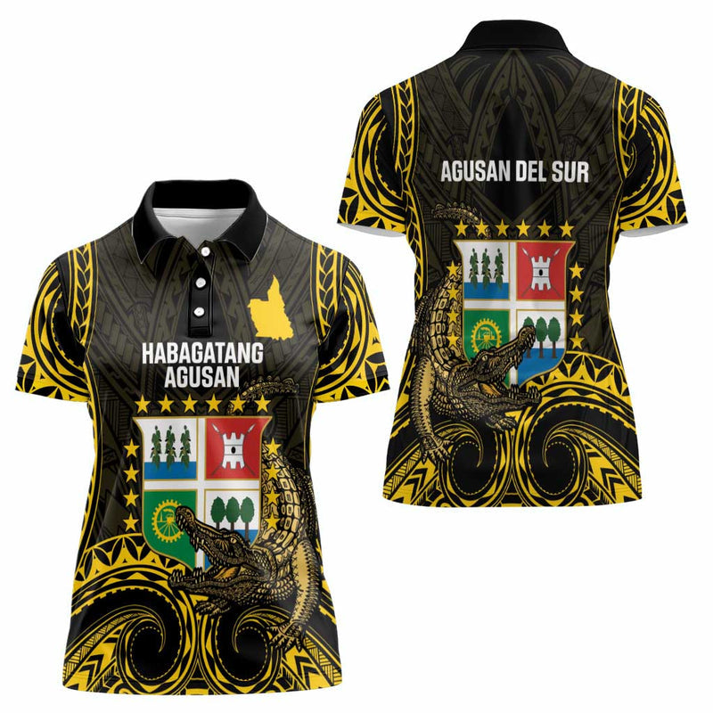 Agusan del Sur Philippines Habagatang Agusan Lolong Women Polo Shirt