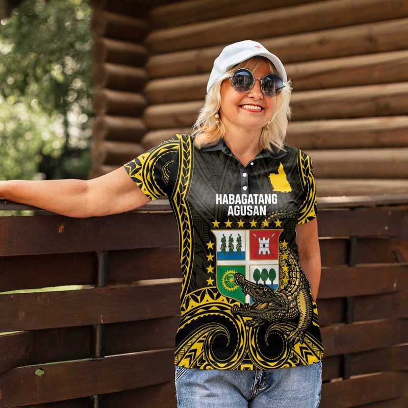 Agusan del Sur Philippines Habagatang Agusan Lolong Women Polo Shirt