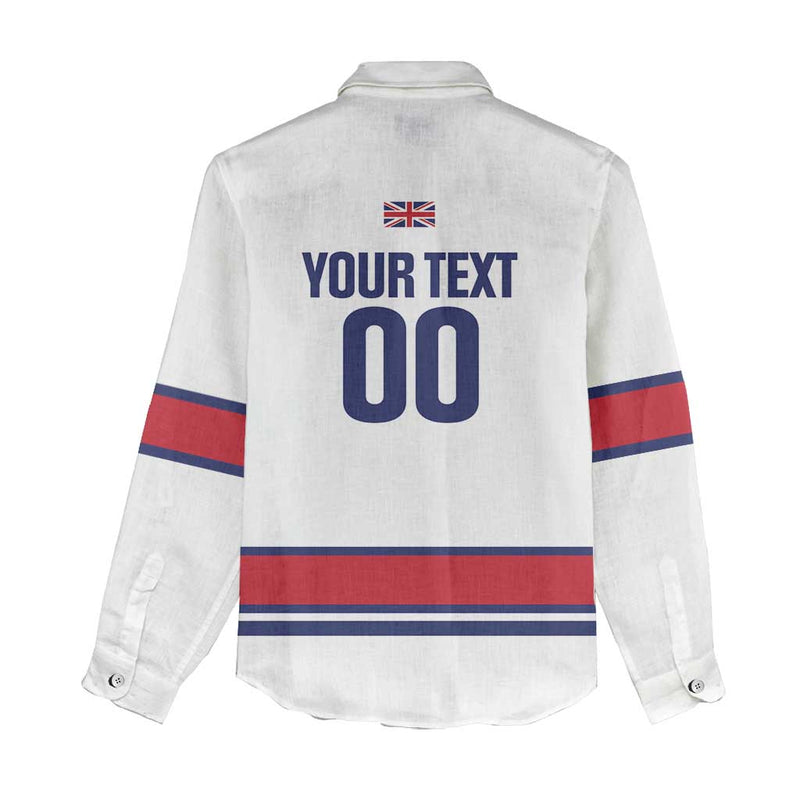 Custom Great Britain Hockey 2025 Go Champions Women Casual Shirt
