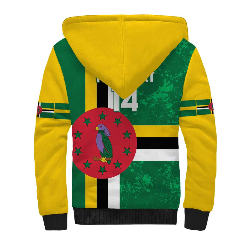 Custom Dominica Football 2025 Go Dominik Sherpa Hoodie