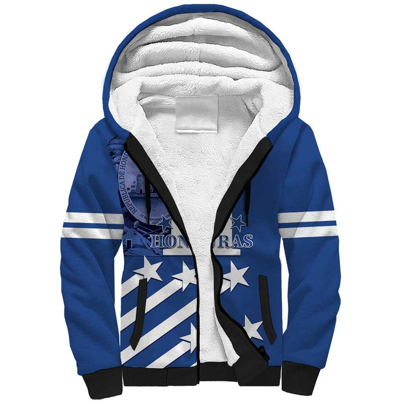 Custom Honduras Football 2025 Vamos Los Catrachos Sherpa Hoodie