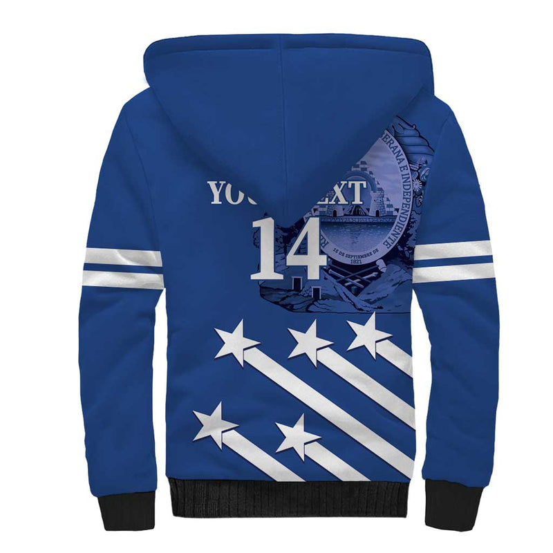 Custom Honduras Football 2025 Vamos Los Catrachos Sherpa Hoodie