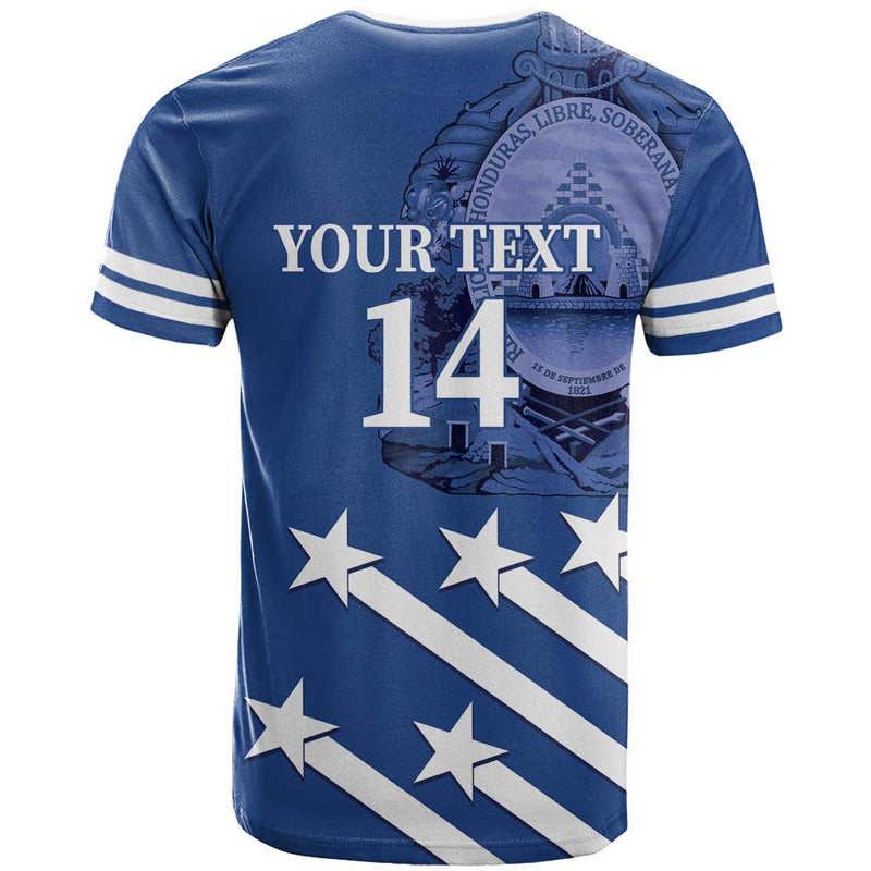 Custom Honduras Football 2025 Vamos Los Catrachos T Shirt