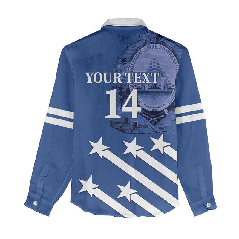 Custom Honduras Football 2025 Vamos Los Catrachos Women Casual Shirt