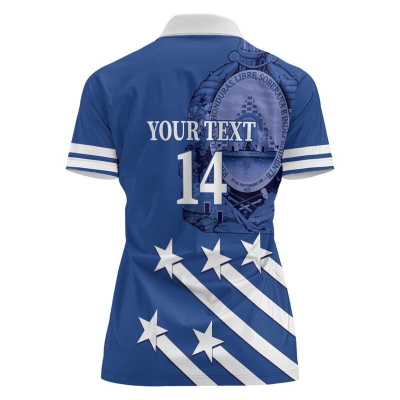 Custom Honduras Football 2025 Vamos Los Catrachos Women Polo Shirt