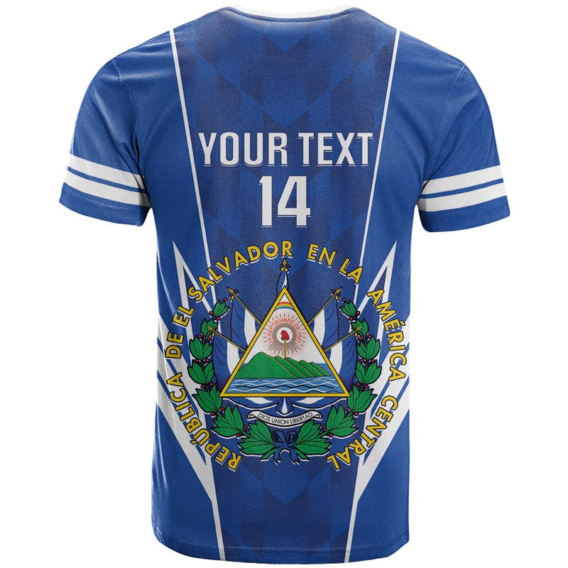 Custom El Salvador Football 2025 Vamos La Selecta T Shirt