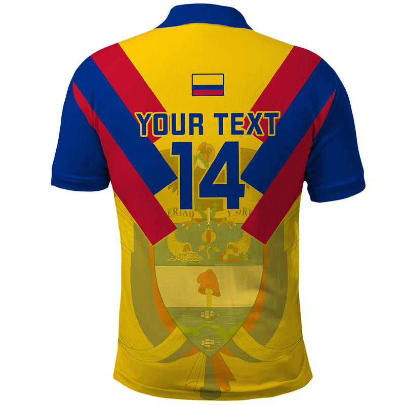 Custom Colombia Football Las Chicas Superpoderosas 2023 World Cup Polo Shirt