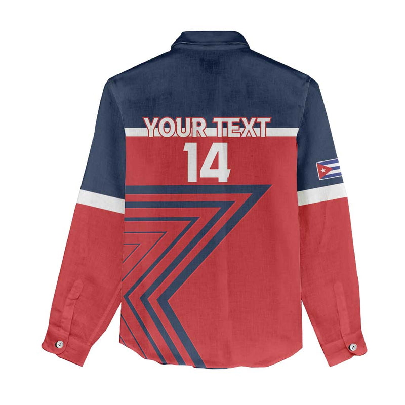 Custom Cuba Football 2025 Los Leones del Caribe Women Casual Shirt