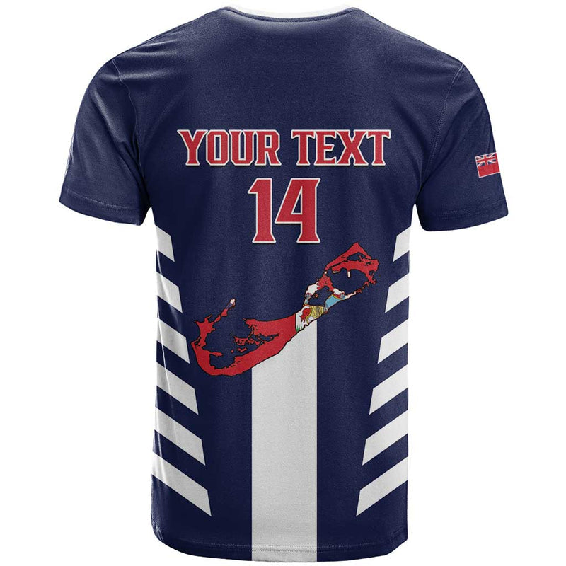 Custom Bermuda Football 2025 Go Gombey Warriors - Blue T Shirt