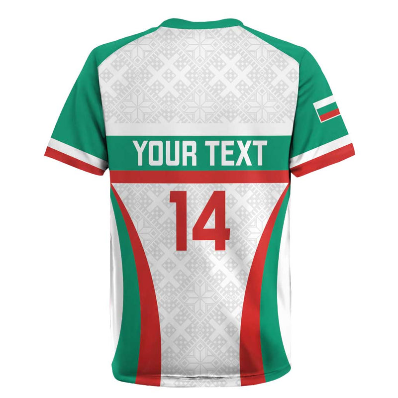 Custom Bulgaria Football Bulgarian Pattern Sporty Style Rugby Jersey