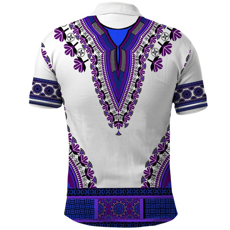 Africa African Dashiki Royal Purple Version Polo Shirt