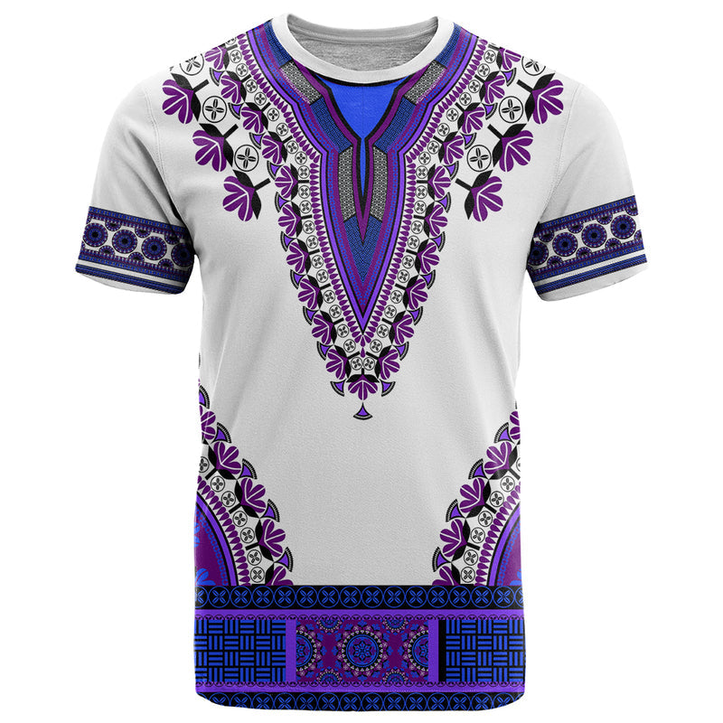 Africa African Dashiki Royal Purple Version T Shirt