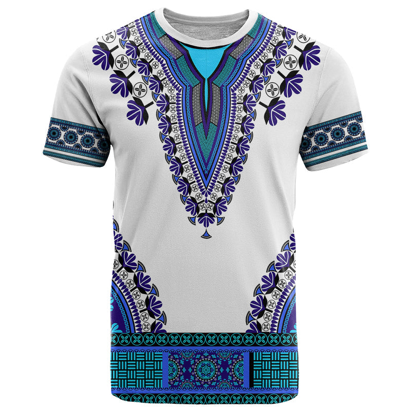 Africa African Dashiki Royal Blue Version T Shirt