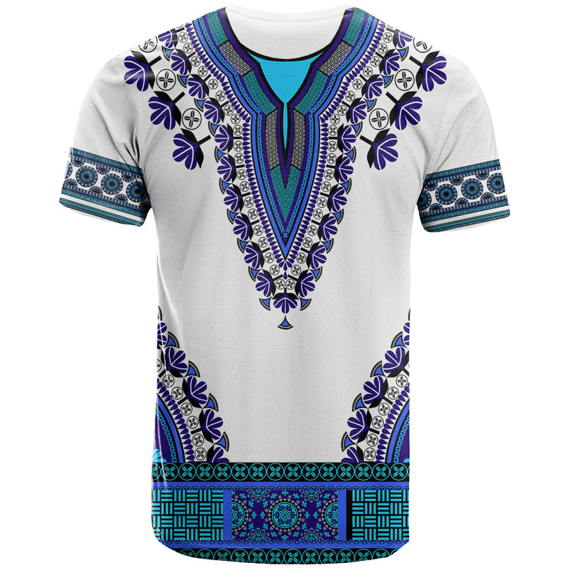 Africa African Dashiki Royal Blue Version T Shirt