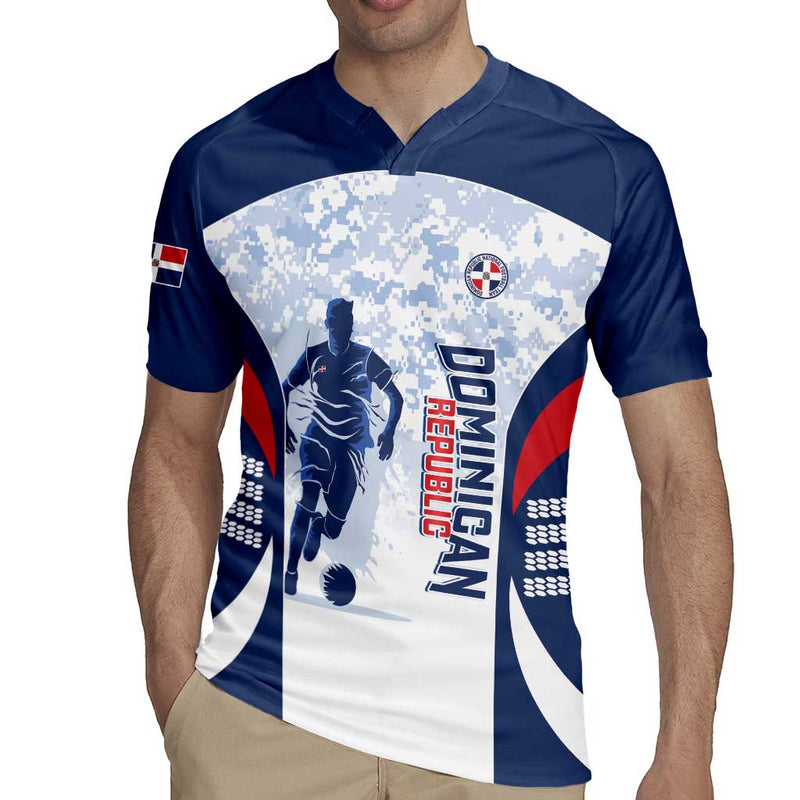 Custom Dominican Republic Football Vamos Los Quisqueyanos Rugby Jersey
