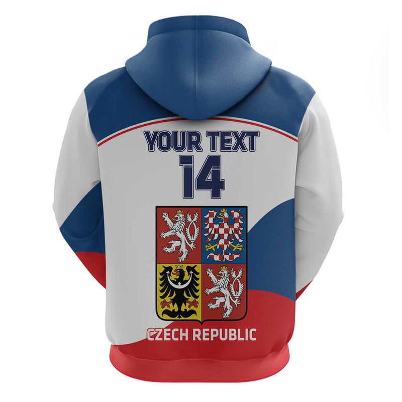 Custom Czech Republic Hockey 2024 Go Czechia Hoodie