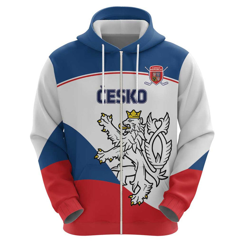 Custom Czech Republic Hockey 2024 Go Czechia Hoodie