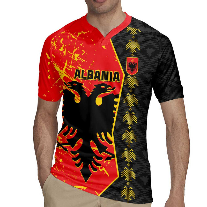 Albania Independence Day Albanian Proud - Flag Color Rugby Jersey