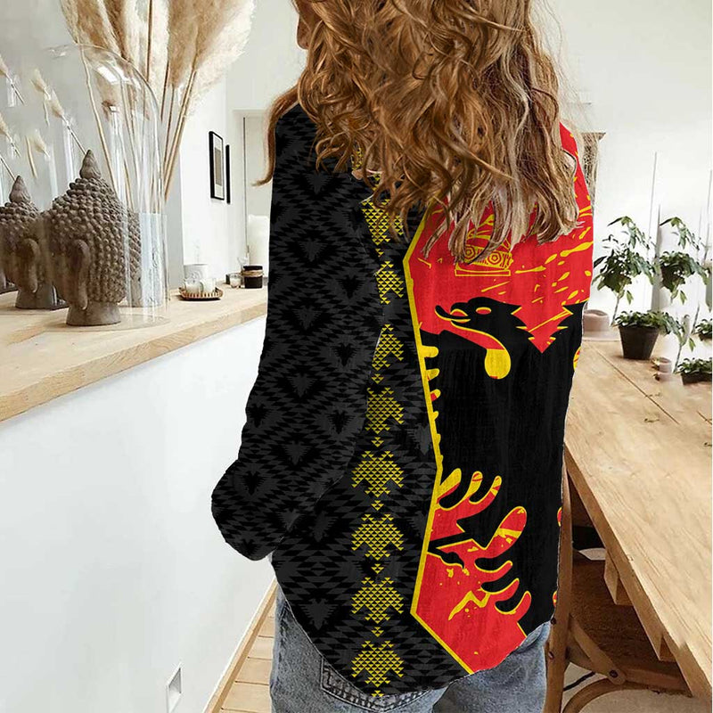 Albania Independence Day Albanian Proud - Flag Color Women Casual Shirt