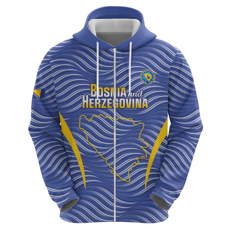 Custom Bosnia and Herzegovina Football Come On Zmajevi Hoodie