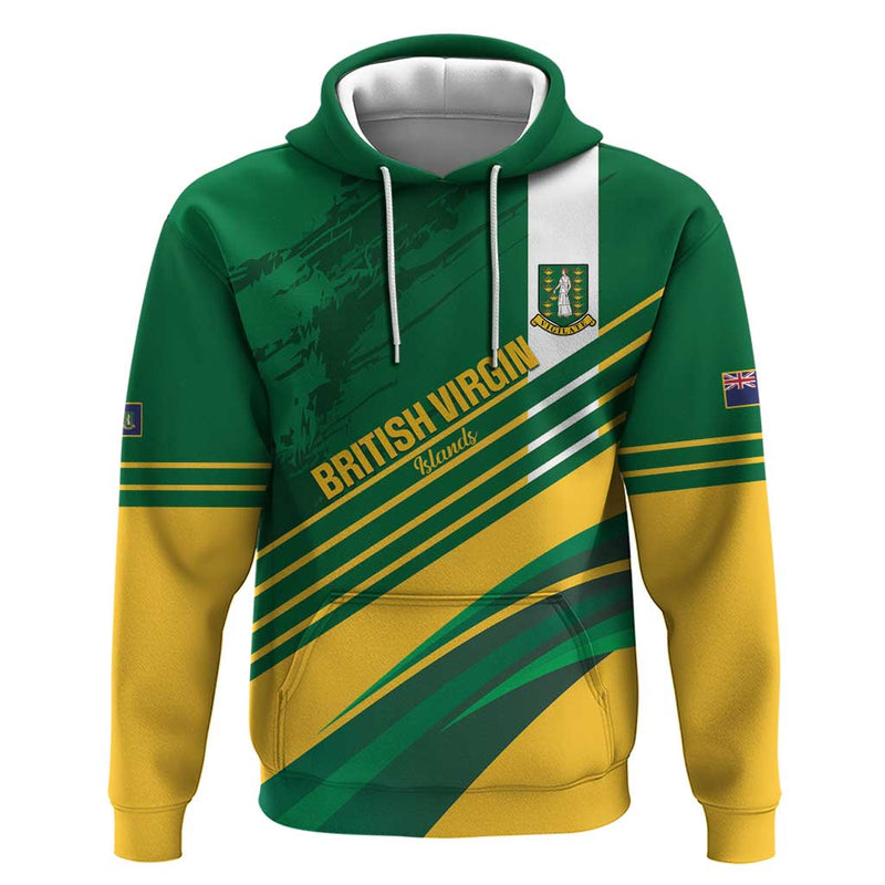 Custom British Virgin Islands Football Come On Nature Boys Hoodie