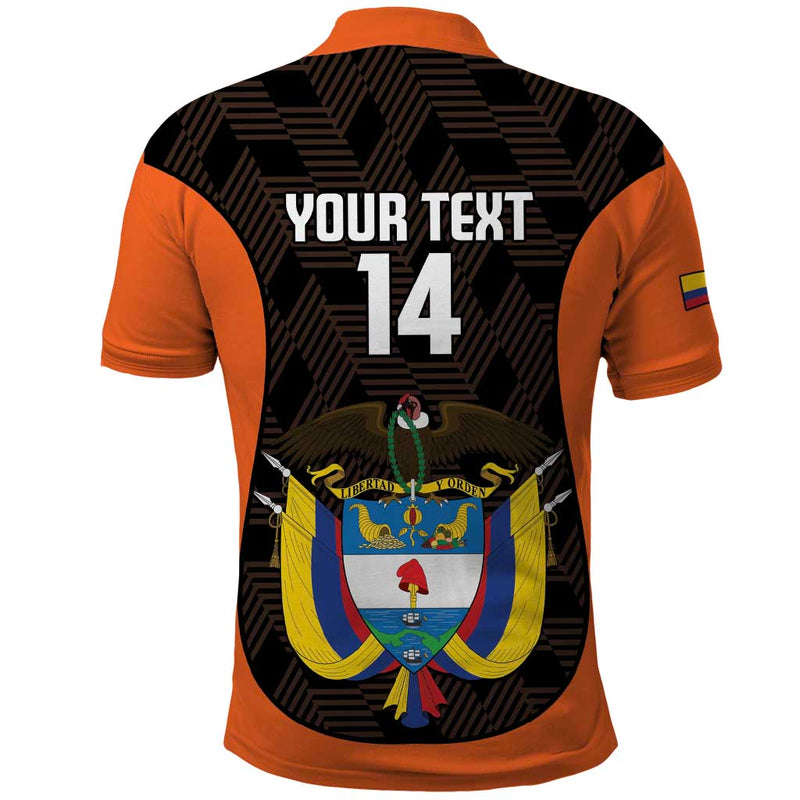 Custom Colombia Football 2025 Las Chicas Superpoderosas - Black Version Polo Shirt