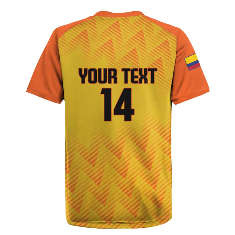 Custom Colombia Football 2025 Las Chicas Superpoderosas - Yellow Version Rugby Jersey