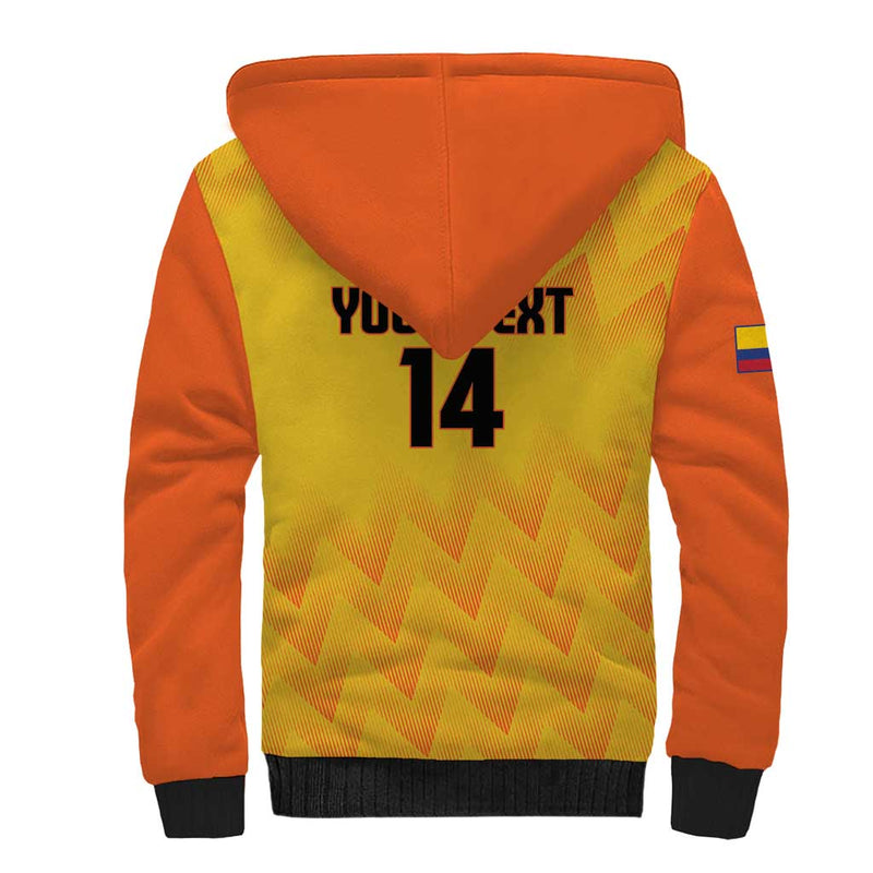 Custom Colombia Football 2025 Las Chicas Superpoderosas - Yellow Version Sherpa Hoodie