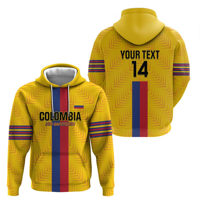 Custom Colombia Football Vamos Los Cafeteros Hoodie