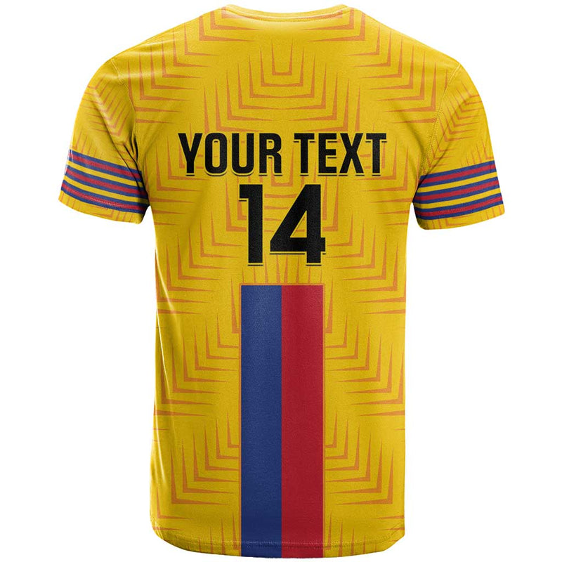 Custom Colombia Football Vamos Los Cafeteros T Shirt