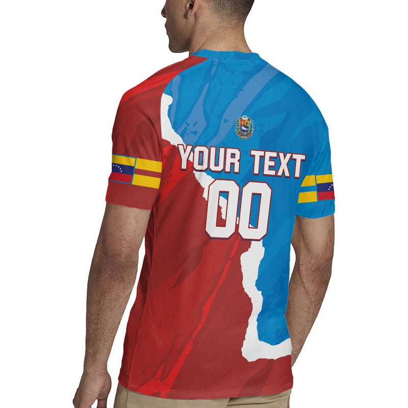 Custom Baseball Venezuela Go Champions Grunge Style Rugby Jersey