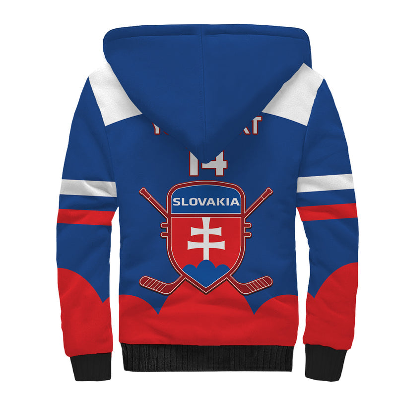 Custom Slovakia Hockey Go Slovak Our Boys Sherpa Hoodie