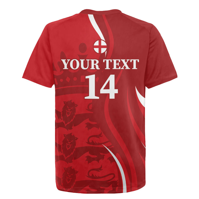 Custom England Cricket 2024 World Cup Go Champions Rugby Jersey