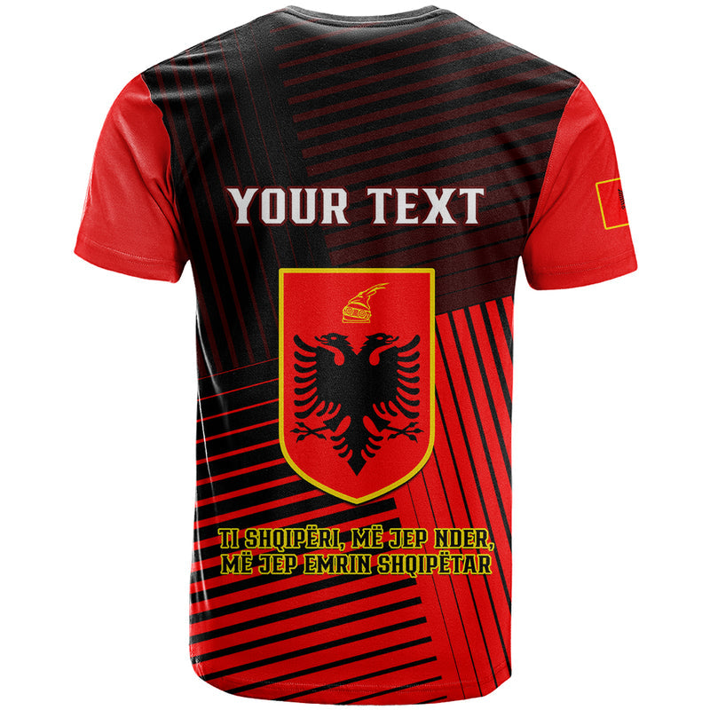 Albania Coat Of Arms Dynamic Style T Shirt