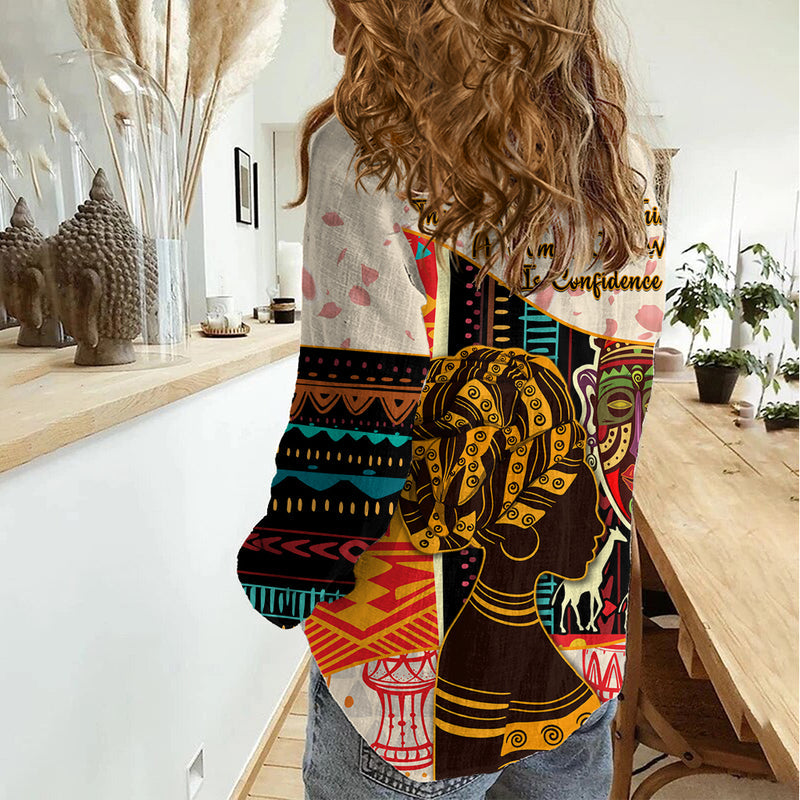 Africa International Women Day African Pattern Women Casual Shirt