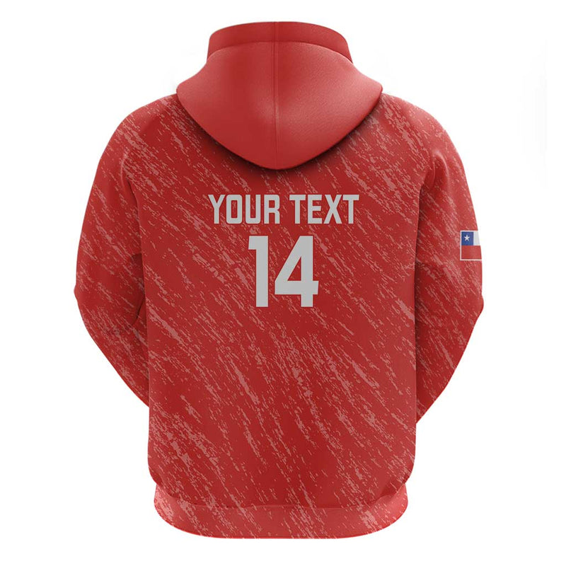Custom Chile Football Vamos La Roja Hoodie