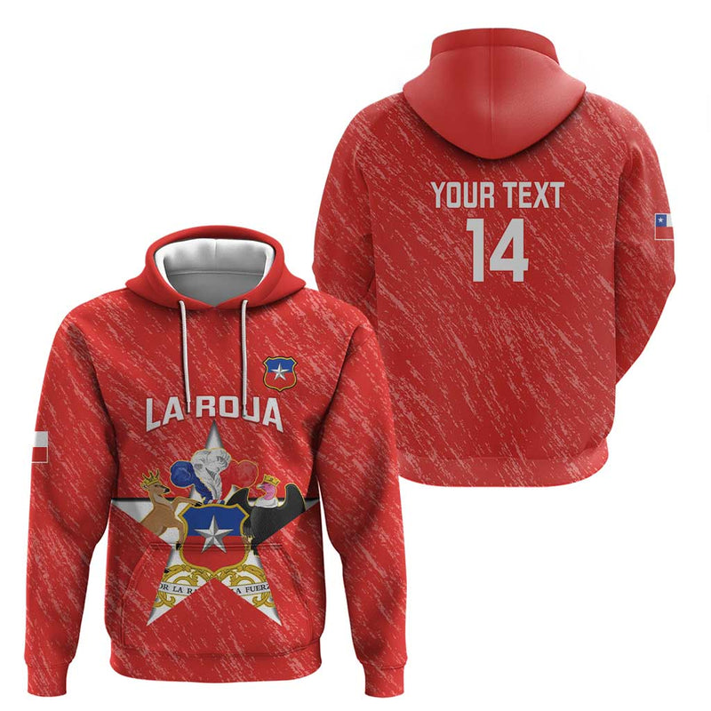 Custom Chile Football Vamos La Roja Hoodie